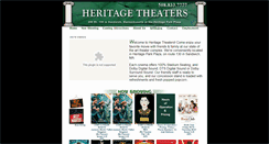 Desktop Screenshot of heritagetheaters.com